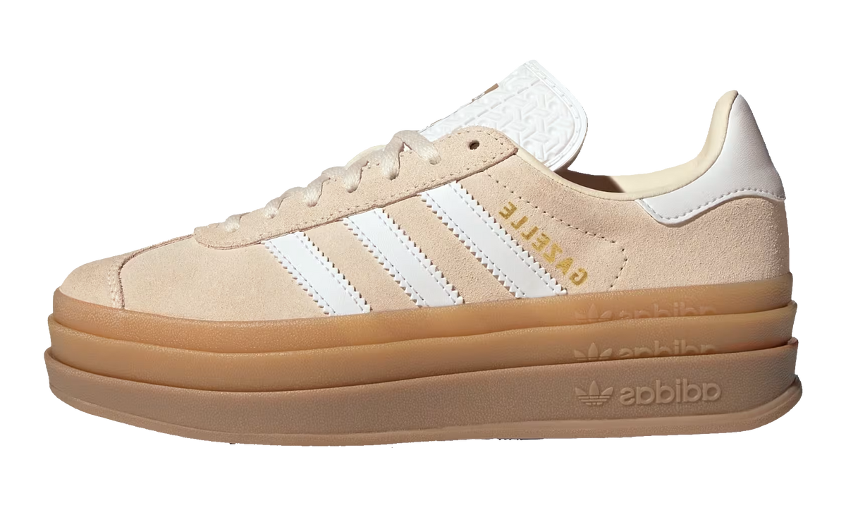 OG Gazelle Bold GS "White / Wonder White / Gold Metallic" JP9288