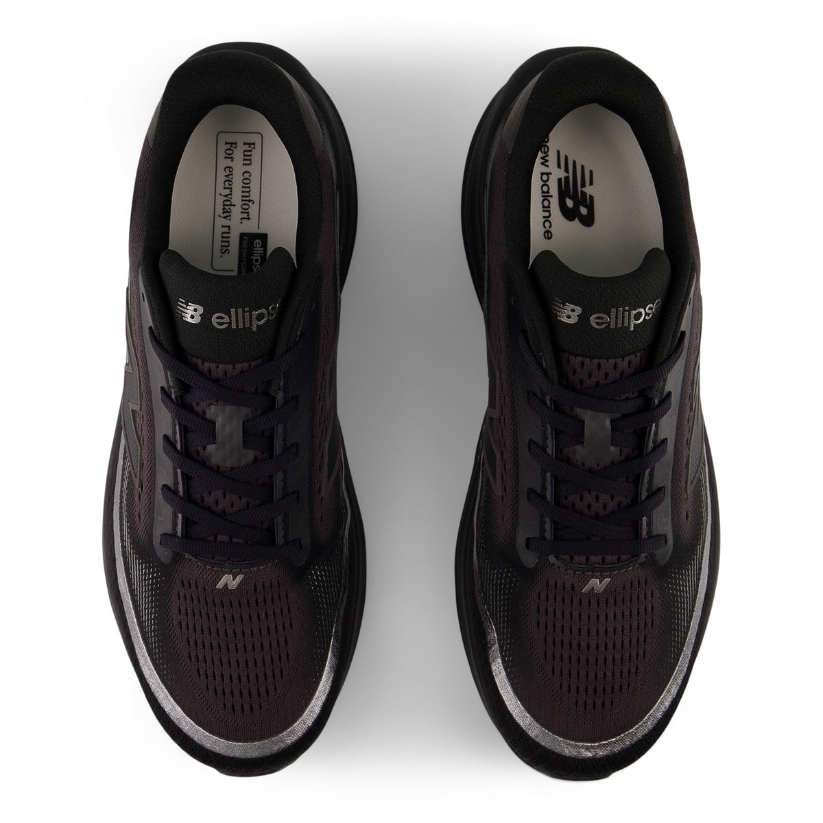 New Balance Mens Ellipse - BLACK (Wide)