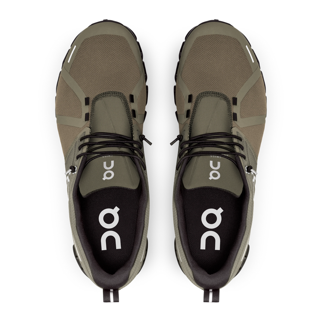On Mens Cloud 5 Waterproof Olive/Black- (59.98840)