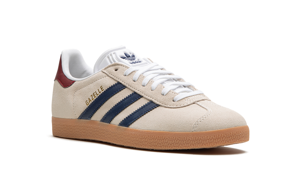 Gazelle "Off White / Dark Blue / Gum" IE0546