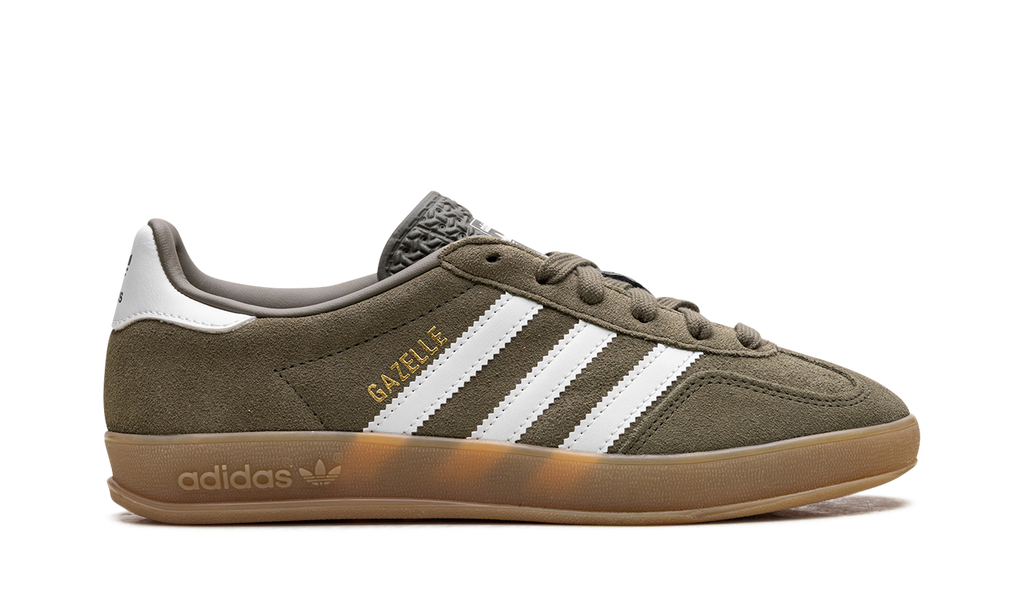 Gazelle Indoor "Olive Strata Cloud White Gum" JQ0174