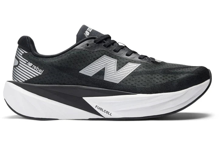 New Balance Mens Fuelcell Rebel v5 - Black/ Grey (MFCXLO5)