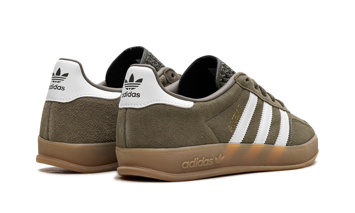 Gazelle Indoor "Olive Strata Cloud White Gum" JQ0174