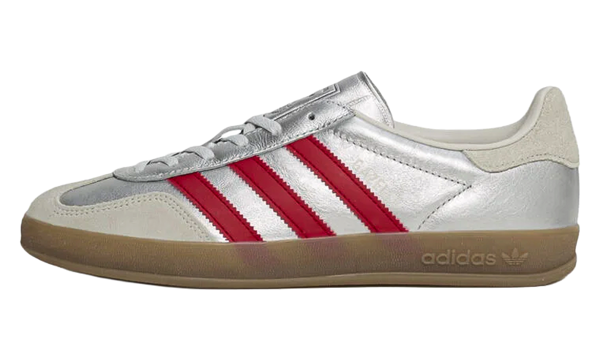 Gazelle Indoor WMNS "Silver Metallic Better Scarlet" JR2403