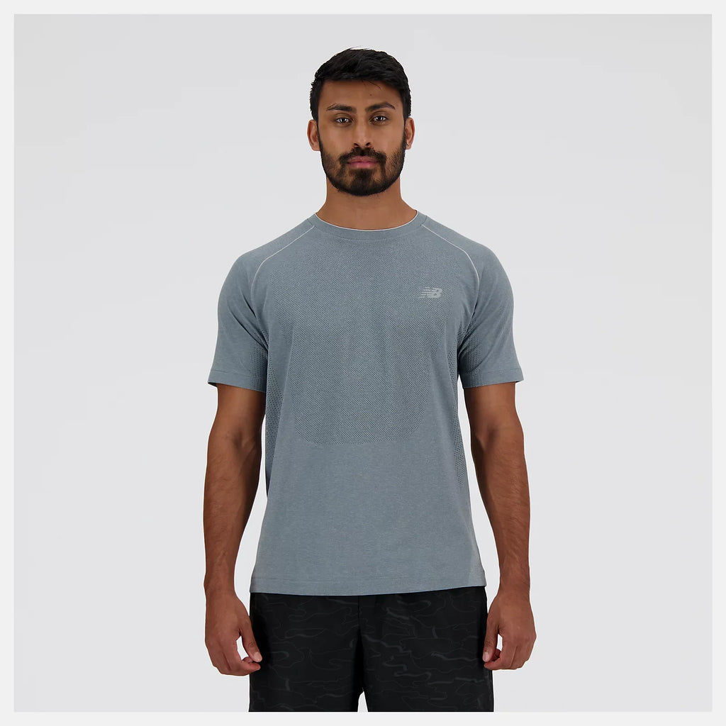 New Balance Knit T-Shirt - Athletic Grey - MEN