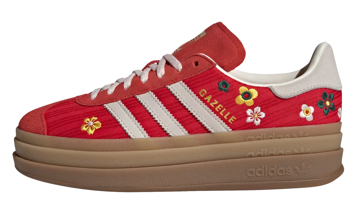 Gazelle Bold WMNS "Liberty London - Better Scarlet / Off White / Eqt Yellow" IH1921