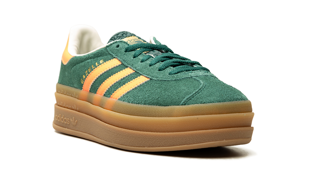 Gazelle Bold GS "Collegiate Green Signal Coral Cream White" JQ7408