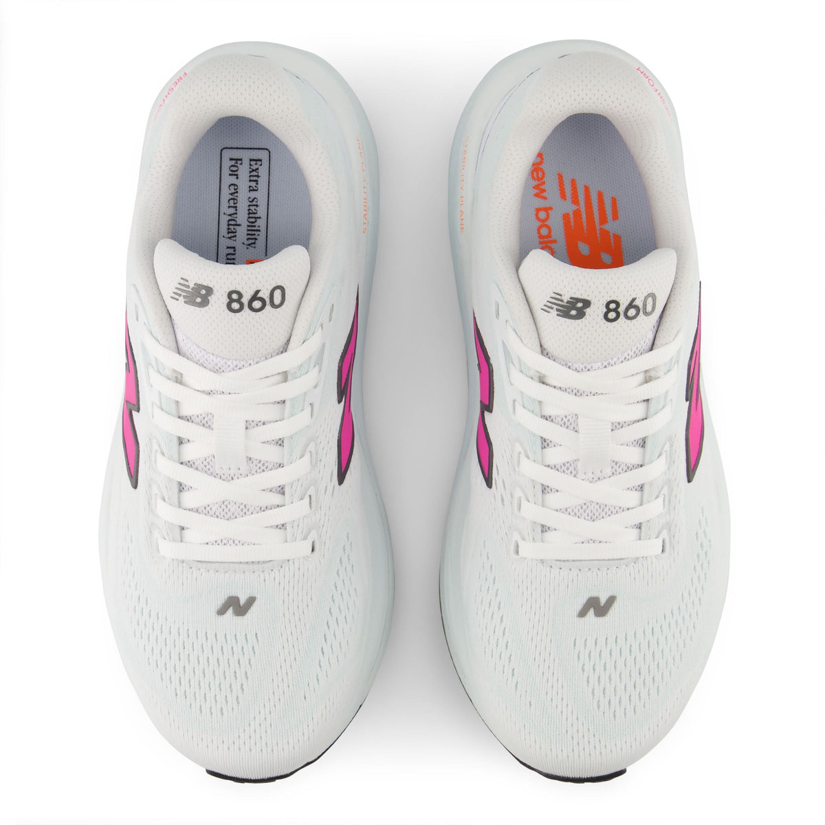 New Balance Womens Fresh Foam X 860 V15 - WHITE 2 (Wide)
